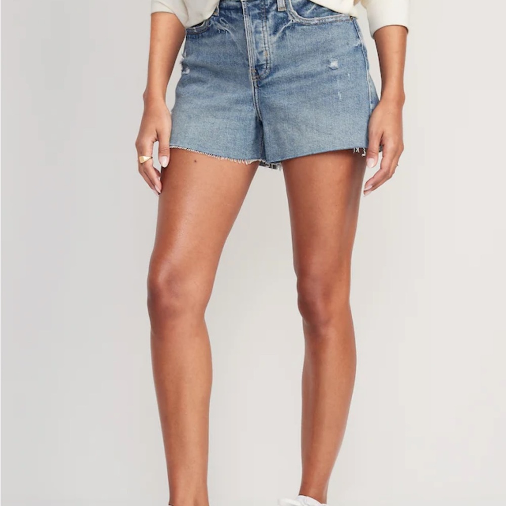 Old Navy Ski-Hi A-Line Denim Shorts size 14